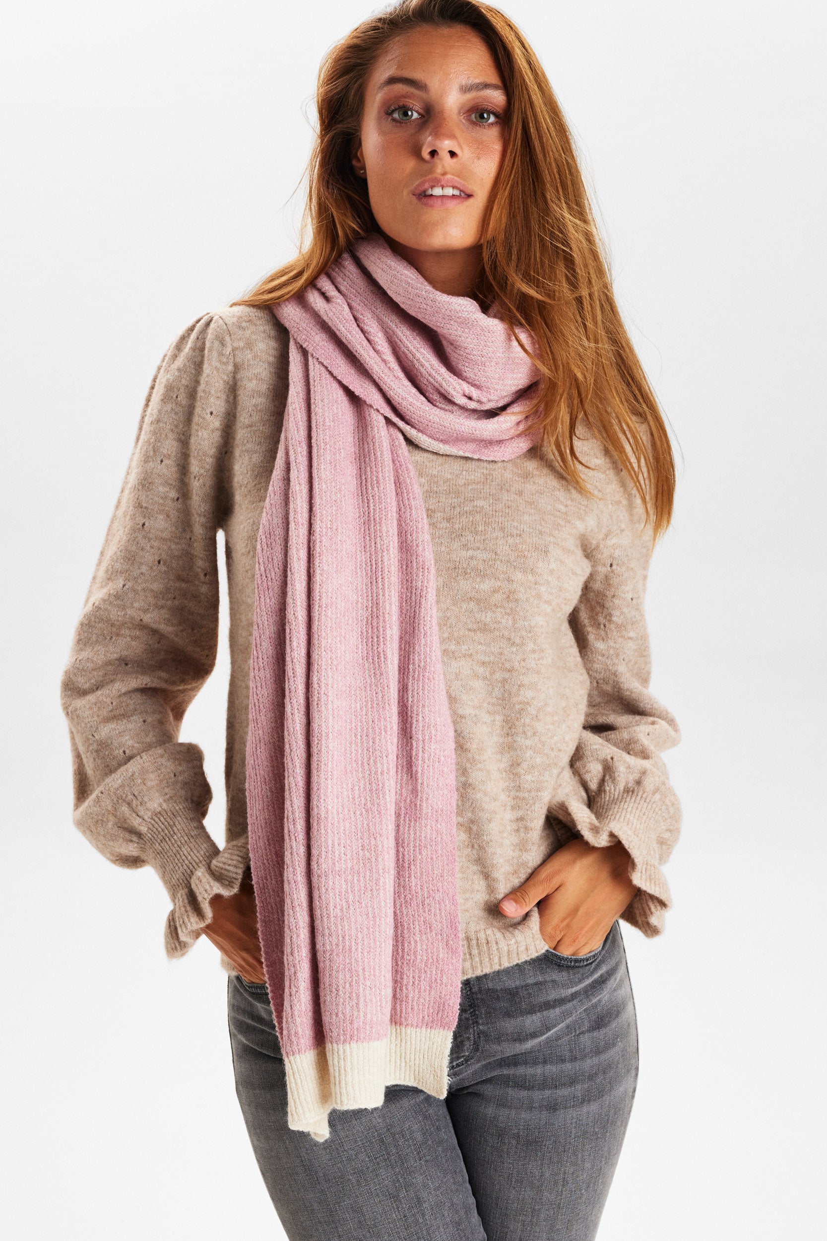 NUCAMILLE SET (Stirnband/handschuhe/schal) - Lilas