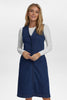 NUAMBER DRESS - Dark Blue Denim