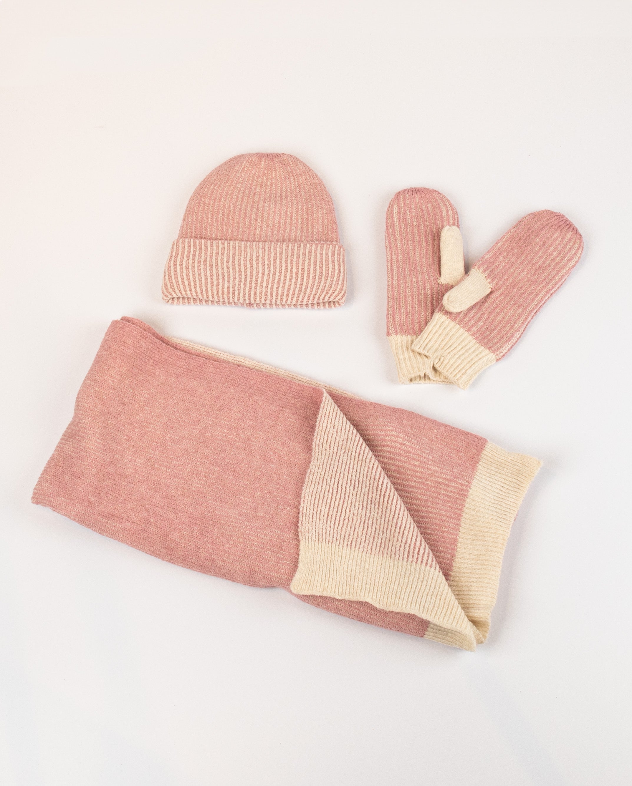 NUCAMILLE SET (Hut/handschuhe/schal) - Lilas