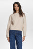 NUCARMA CROP PULLOVER   - Grey Morn