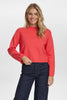 NUCARMA CROP PULLOVER   - Geranium