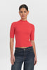 NUBIA SS PULLOVER CROPPED - Geranium