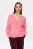 NURIETTE V-NECK PULLOVER  - Pink Lemonade