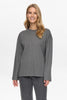 NUGIRA BLOUSE - Dark grey melange