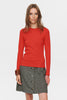 NURILEY LS TEE - Fiery Red