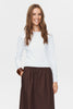 NURILEY LS CROPPED TEE - Bright White