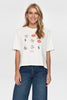 NUBELISA BOXY TEE - Cloud Dancer