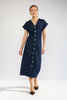 NUALETTA DRESS - Dark Blue Denim