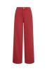 NUHAMILTON HR WIDE JEANS - Washed Mulberry Red Denim