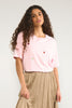 NUTENIA BOXY T-SHIRT- GOTS - Pink Lady