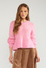 NUSURI PEPLUM PULLOVER - Bonbon