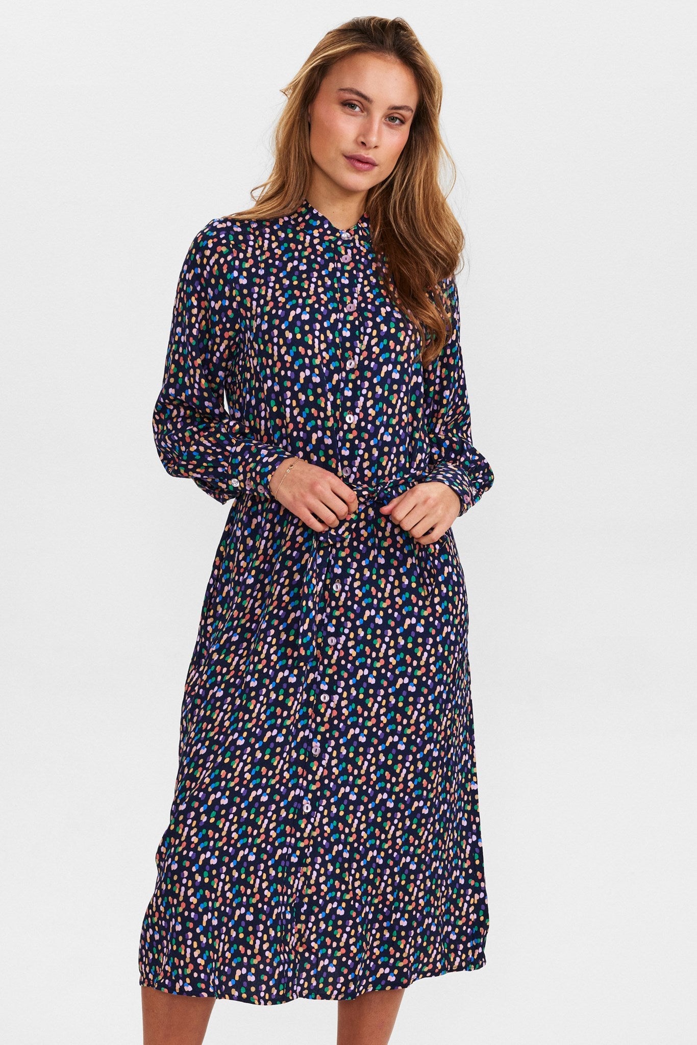 PRE-OWNED NUKIT SHIRT DRESS - Dark Sapphire