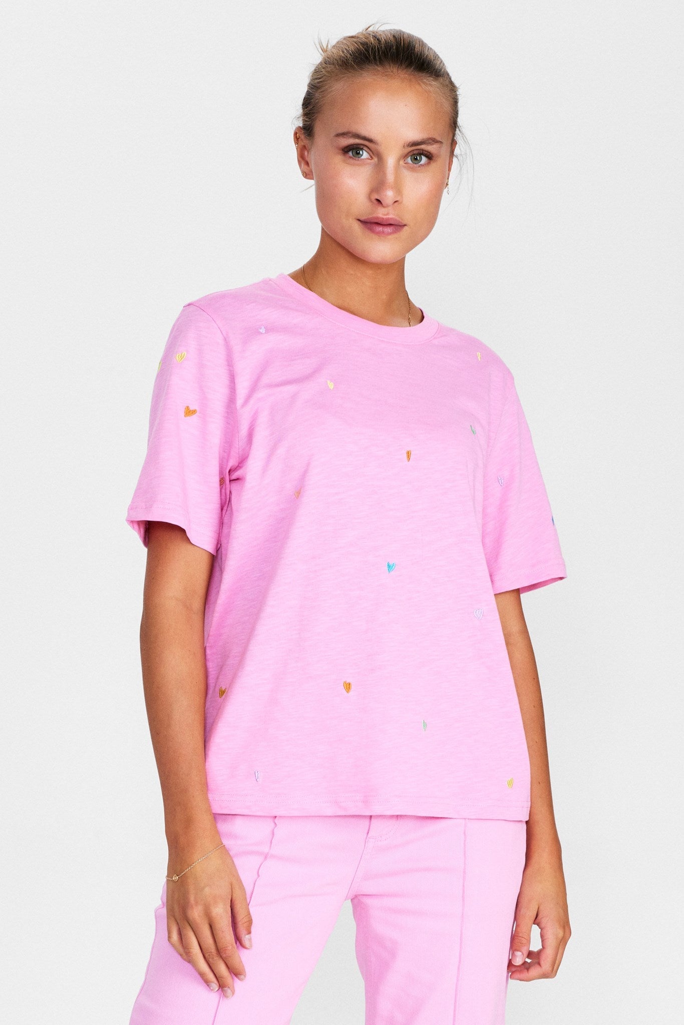 PRE-OWNED NUKRISTIN TEE - GOTS - Begonia Pink