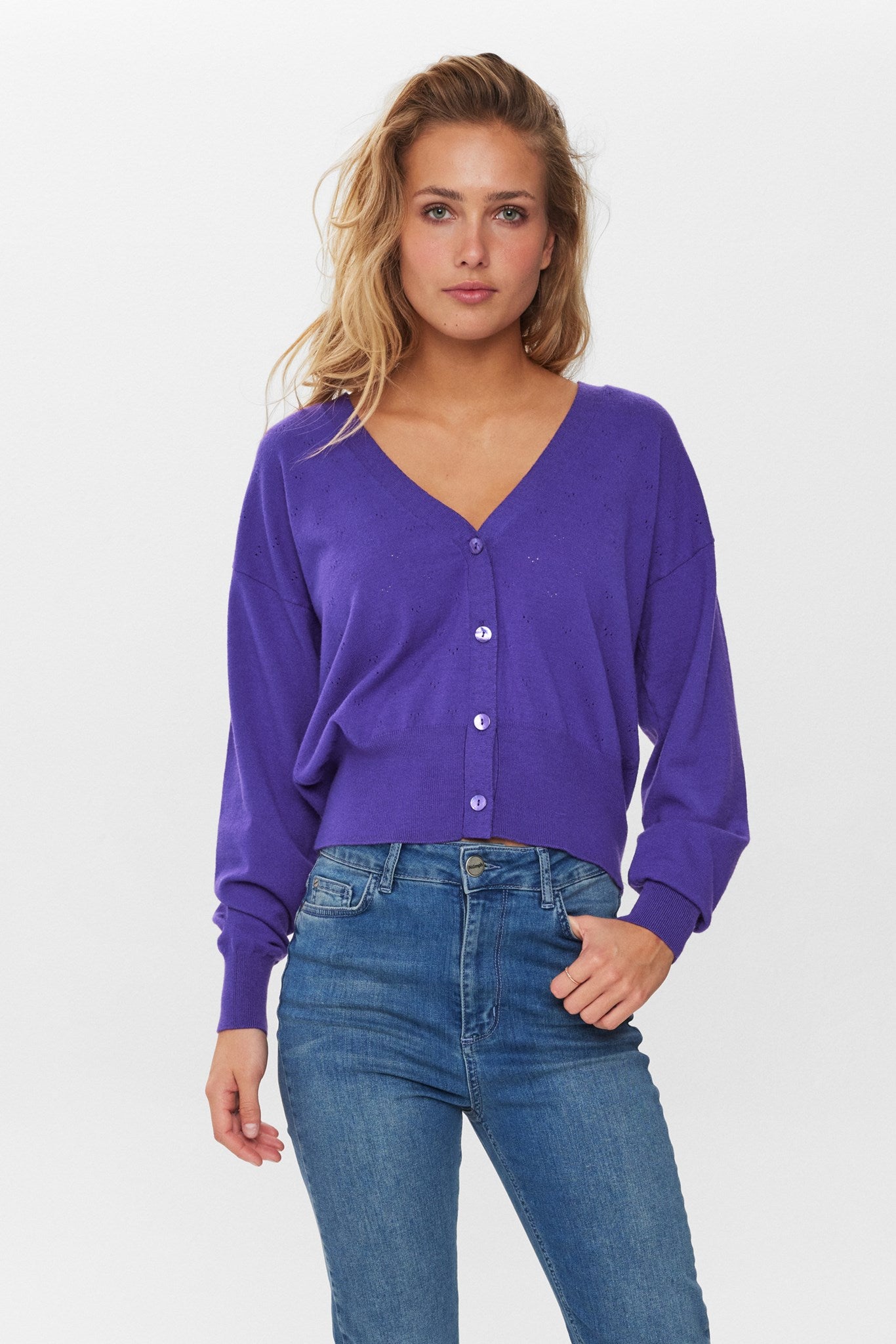 Lavender cardigan on sale