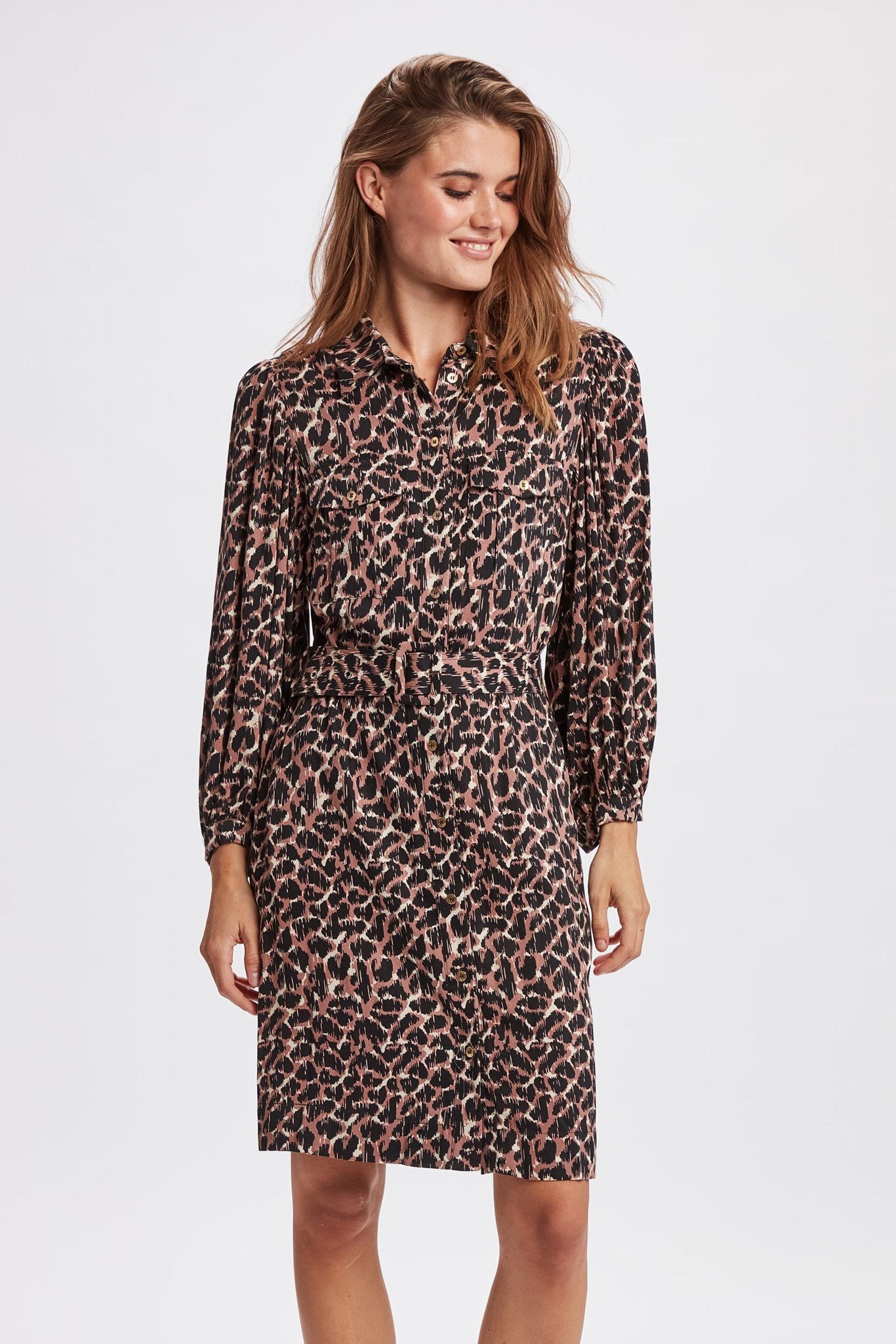 NUYVONNE DRESS Nutmeg