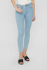 NUSIDNEY CROPPED JEANS - Light Blue Denim